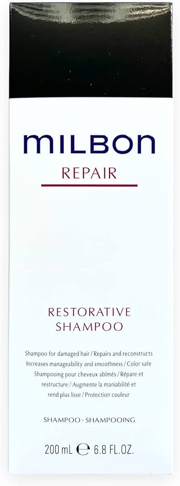 Amazon.com : Milbon Repair Restorative Shampoo 6.8 oz : Beauty
