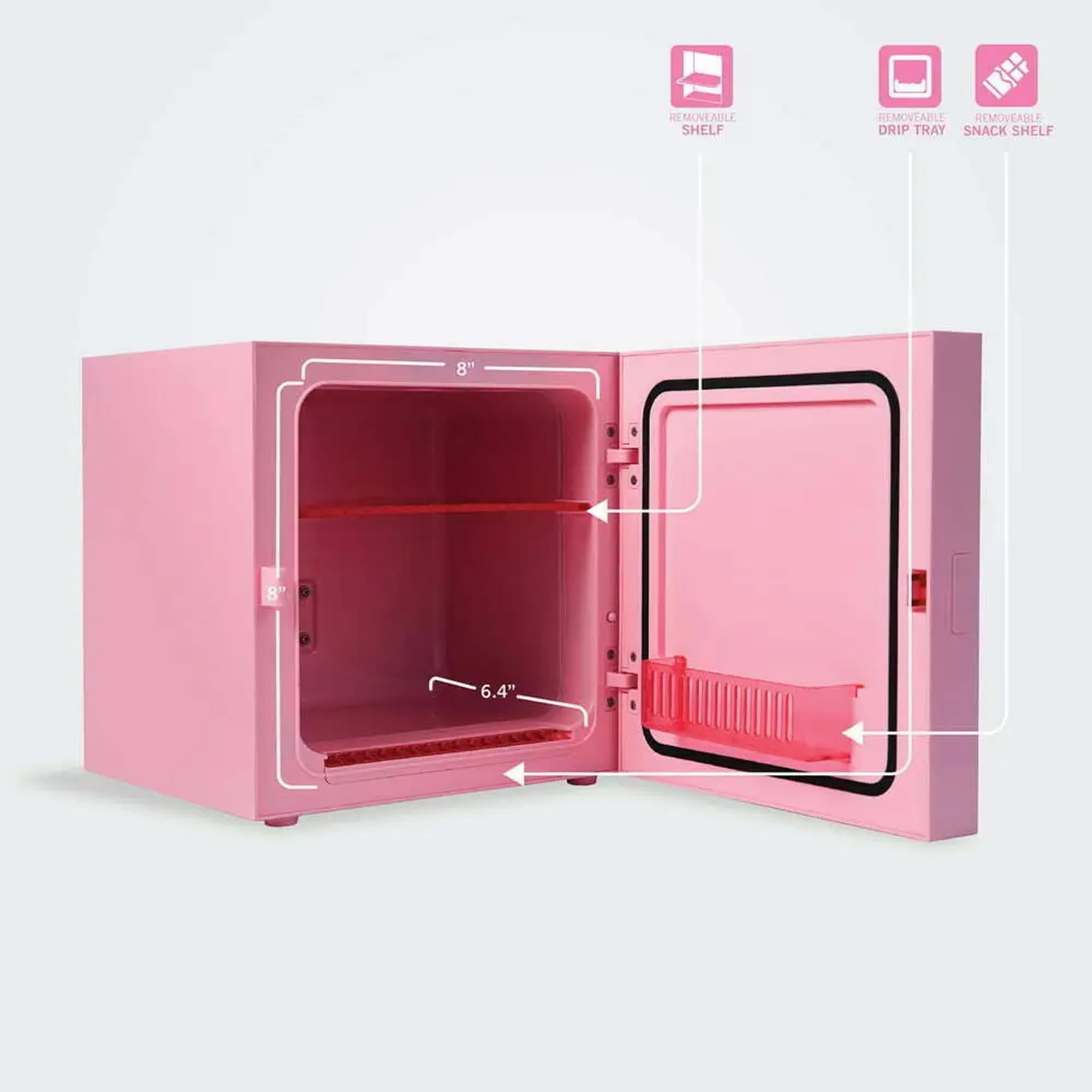 Amazon.com: Sanrio Hello Kitty Pink 6.7L Single Door Mini Fridge