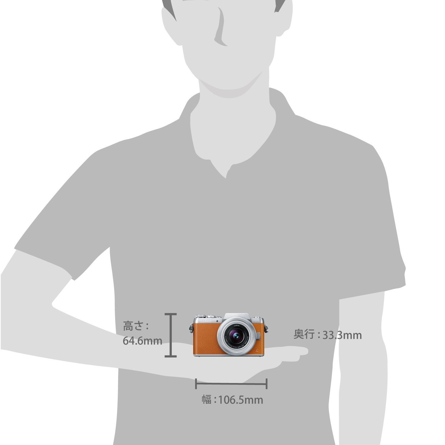 Amazon.co.jp: Panasonic Mirror-less SLR Camera DMC-GF7 Double Zoom