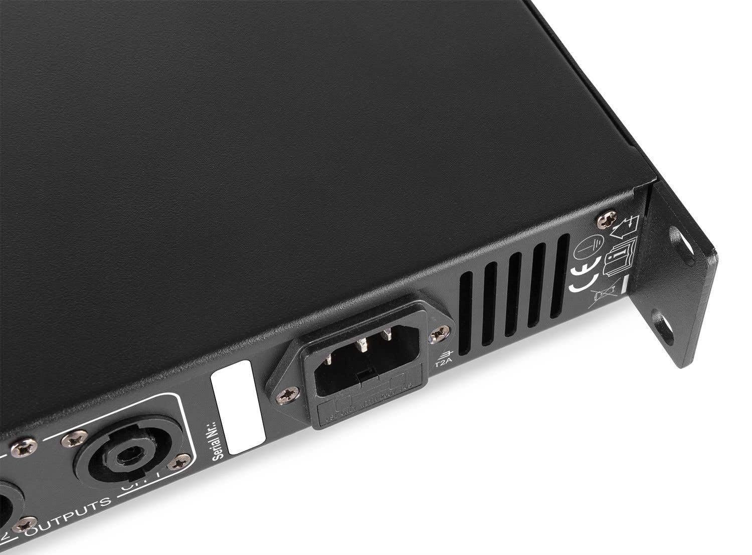 Amazon | Vonyx VDA1000 DJ PA アンプ - 1000W (2x500W) クラスDパワー