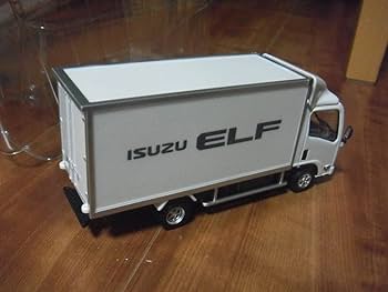 Amazon | いすゞ エルフ ミニカー トラック 白 ホワイト ISUZU ELF