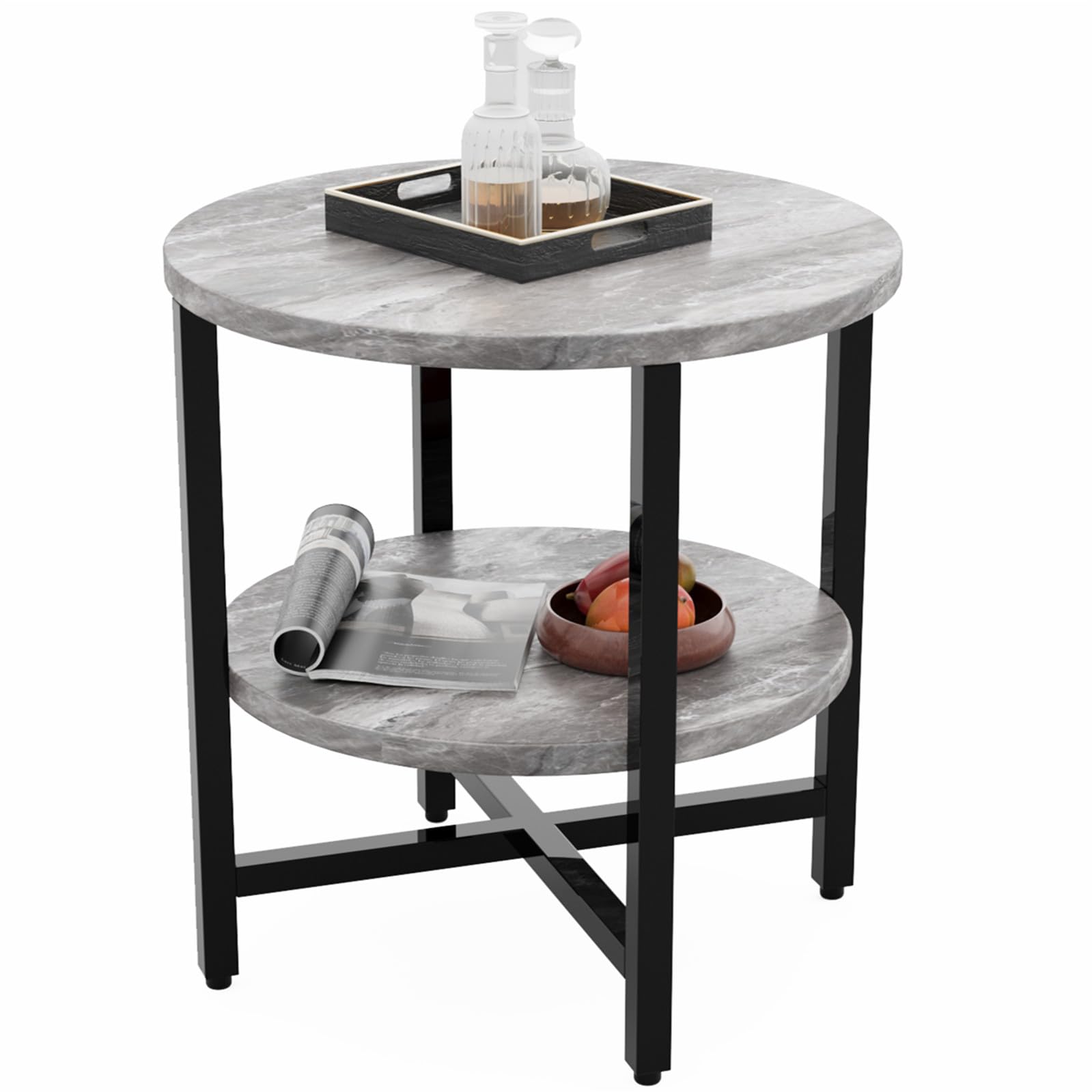 Amazon｜ZXD サイドテーブル コーヒー テーブル ベッド リビングサイド