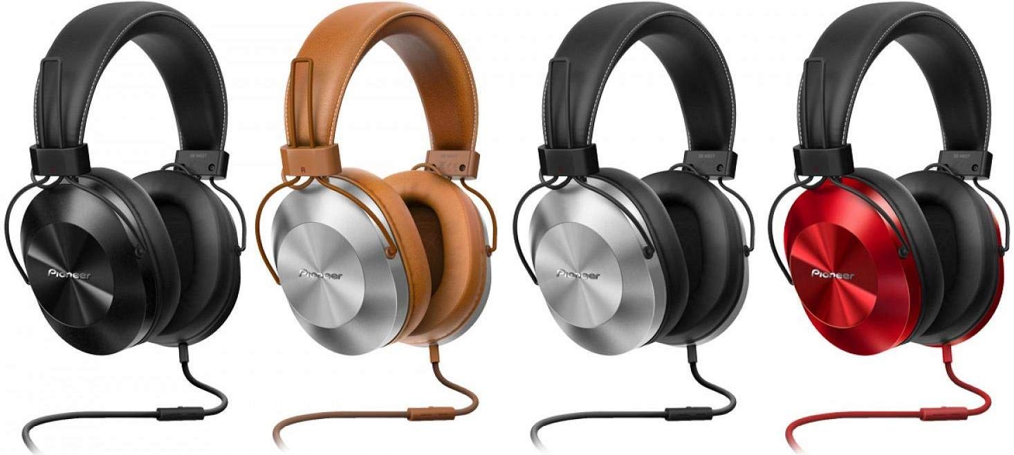 Amazon.com: PIONEER Hi-Res Over-Ear Headphones, Brown SE-MS5T(T