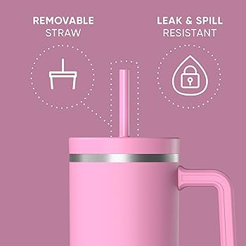 Hydrapeak Voyager 40 oz Tumbler with Handle and Straw Lid