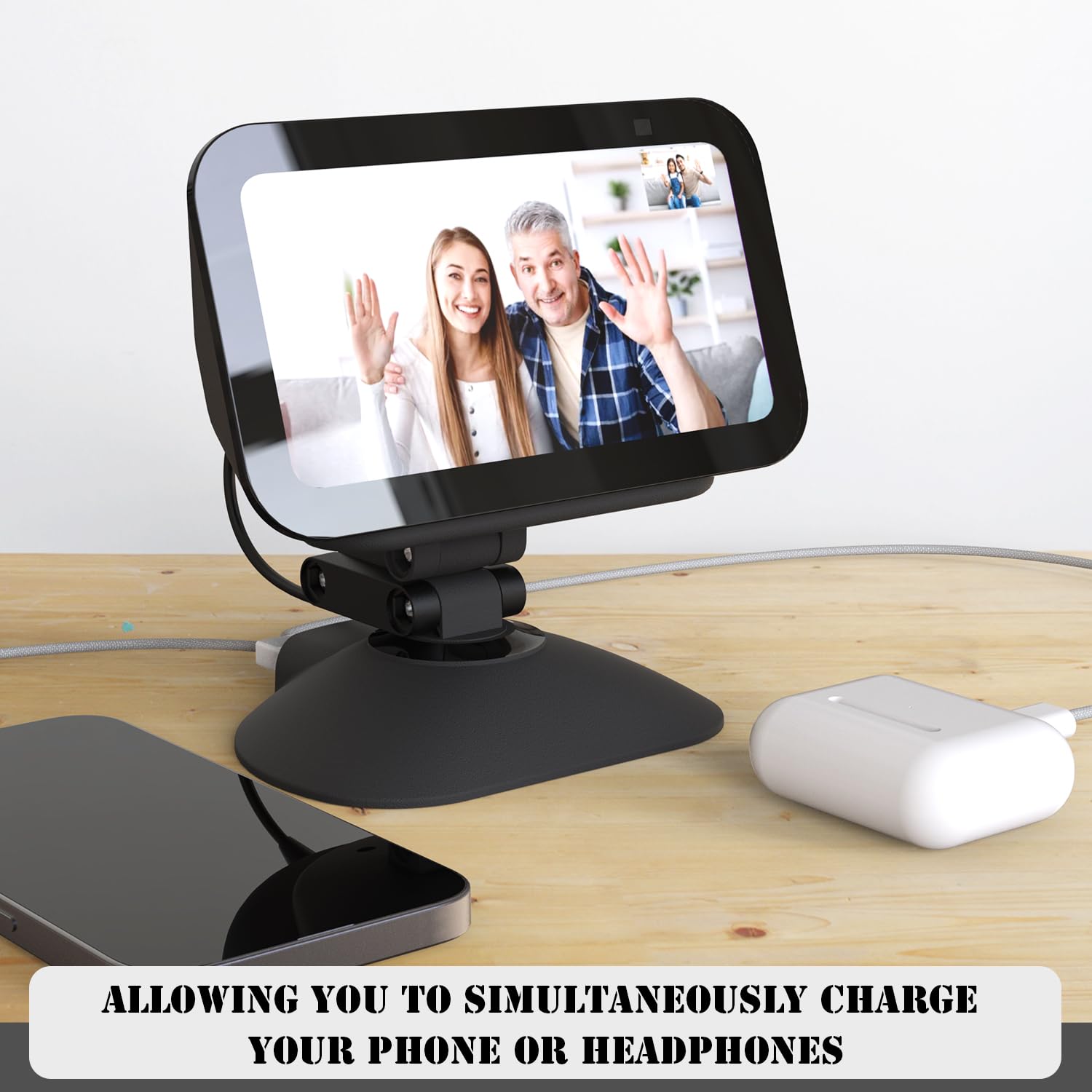 Amazon | Echo Show 5 (第3世代) 充電スタンド 高さ調節可能 USB-C