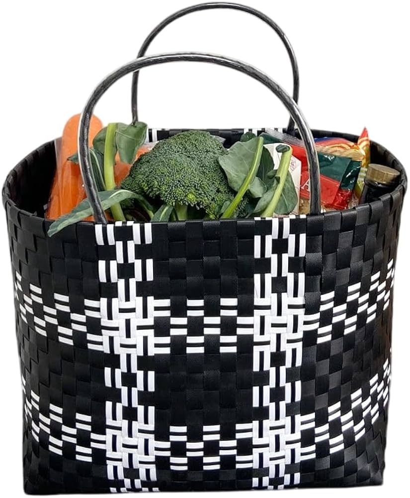 Amazon.co.jp: PPカゴバッグ レディース プラかご 洗える カゴバック
