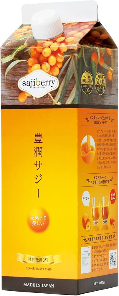 Amazon.co.jp: 豊潤サジー 1000ml サジージュース【紙パックタイプ
