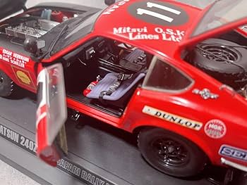 Amazon | 京商1/18 ダットサン240Z 1971 サファリ・ラリーNo.11