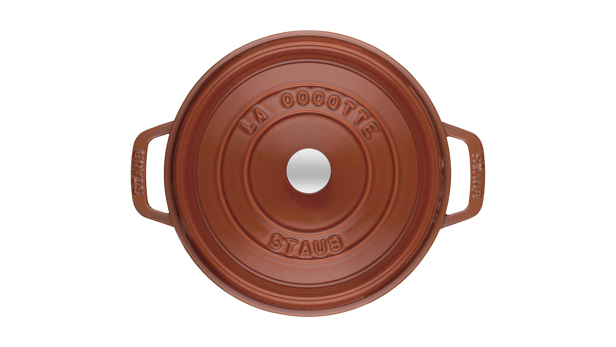 Amazon.com: Staub Cocotte Round 26 cm Cinnamon: Home & Kitchen