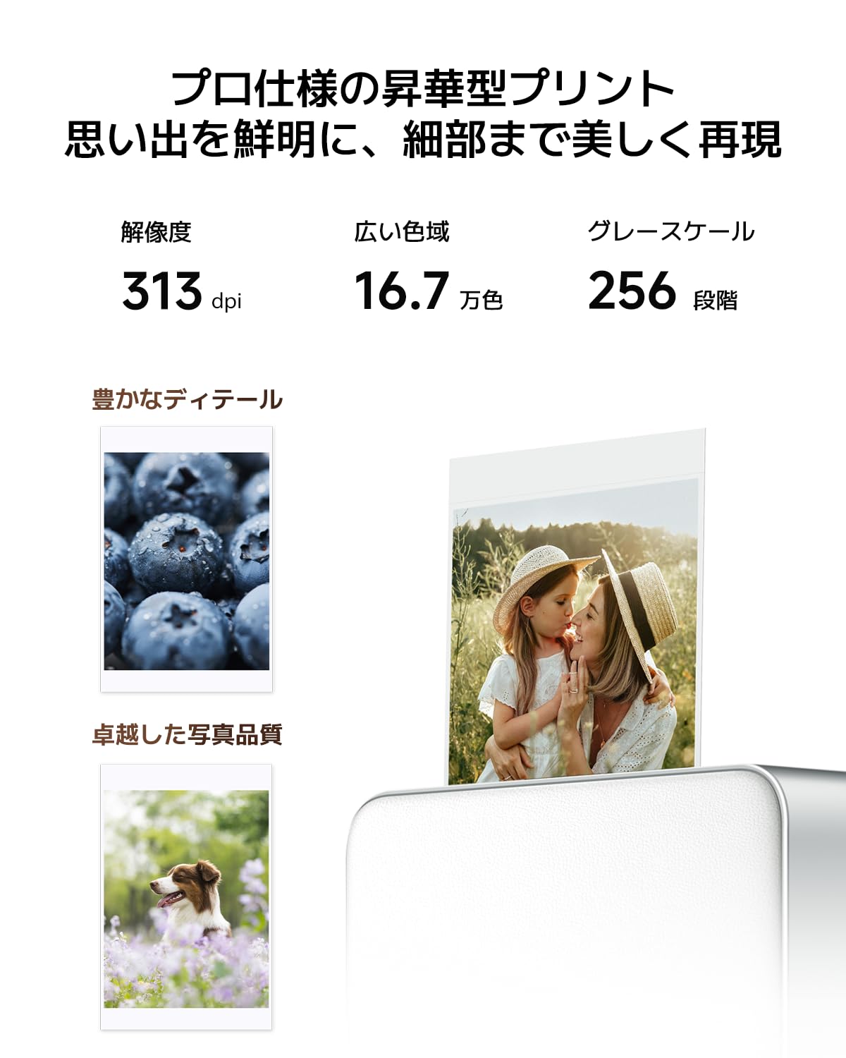 Amazon.co.jp: シャオミ(Xiaomi) ポータブルフォトプリンター Pro 薄型