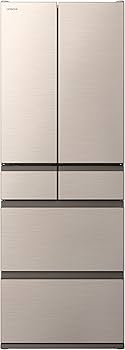 Amazon | 日立 冷蔵庫 幅65cm 485L フレンチドア R-HW49S N ハーモニー