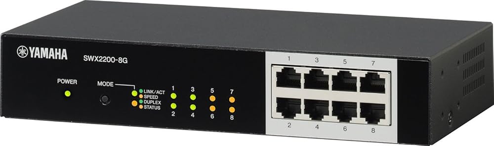 Amazon | ヤマハ スマートL2スイッチ SWX2200ー8G | ヤマハ(YAMAHA