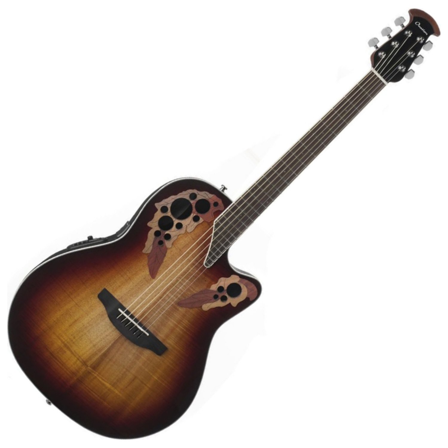 Amazon.com: Ovation Celebrity Elite Plus Figured Koa Top Acoustic
