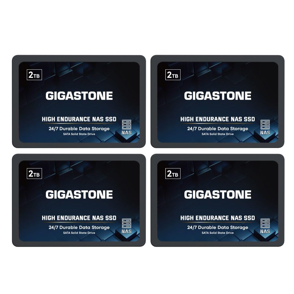 Amazon | 【NAS SSD 御勧め】GIGASTONE SSD 2TB NAS SSD (4パック) TLC