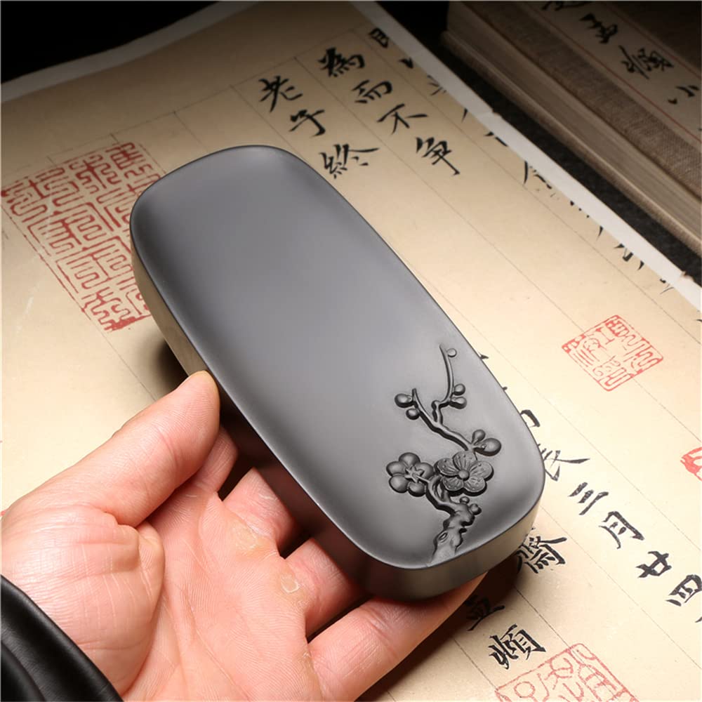 Amazon | gannbarou 硯 すずり 歙州硯 文房四宝 書道具 文房具 携帯