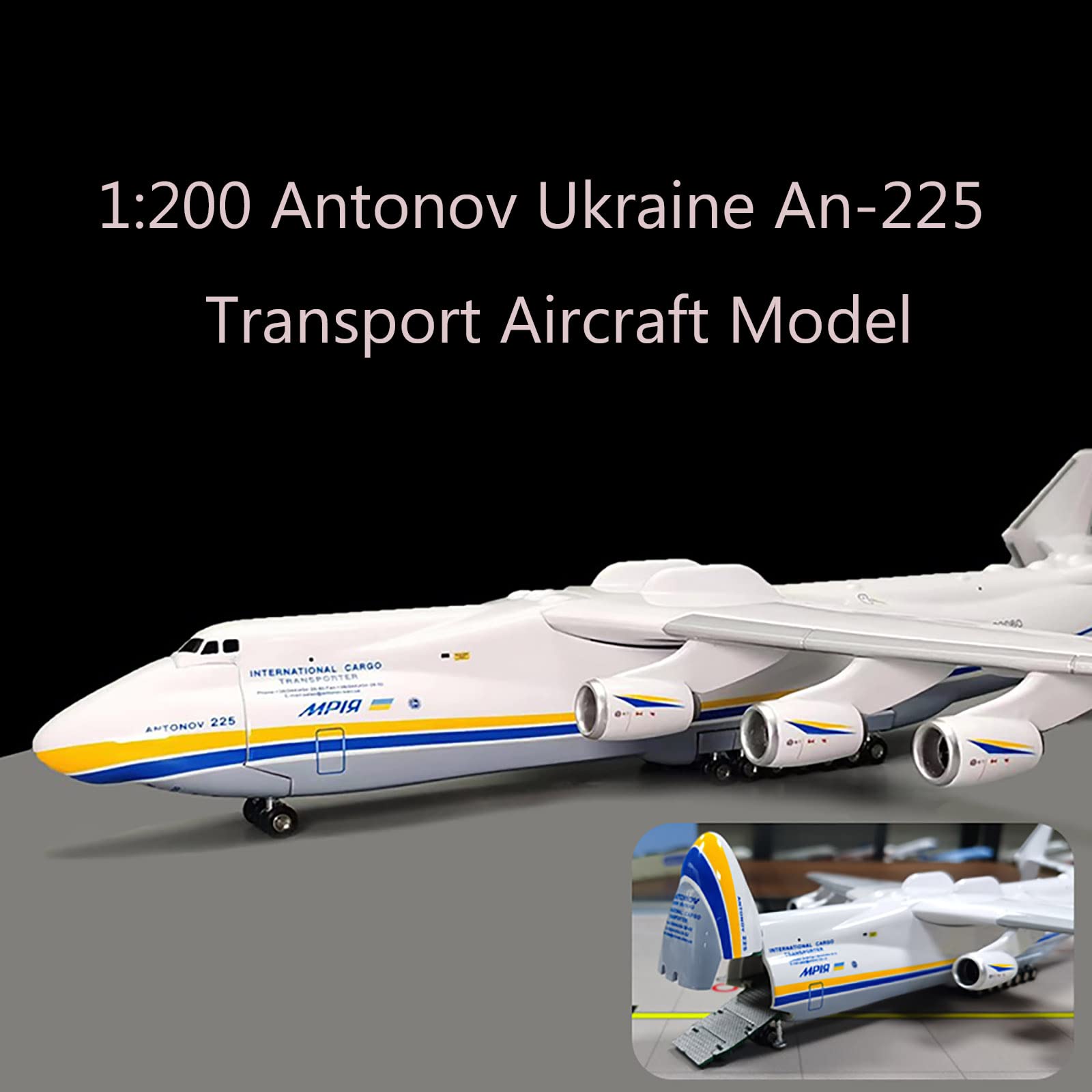 Amazon.com: 1:200 Scale Antonov AN-225 Mriya Model Aircraft Kit