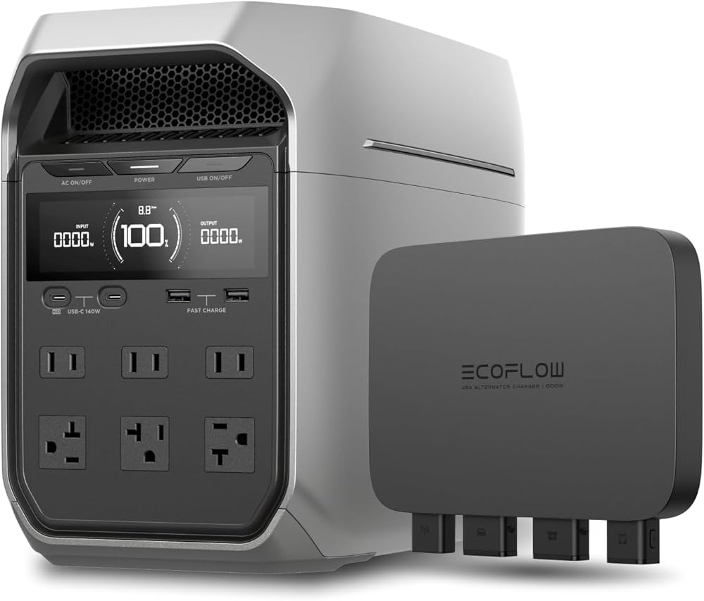 Amazon.co.jp: EcoFlow DELTA 3 Plus ポータブル電源 + 500W
