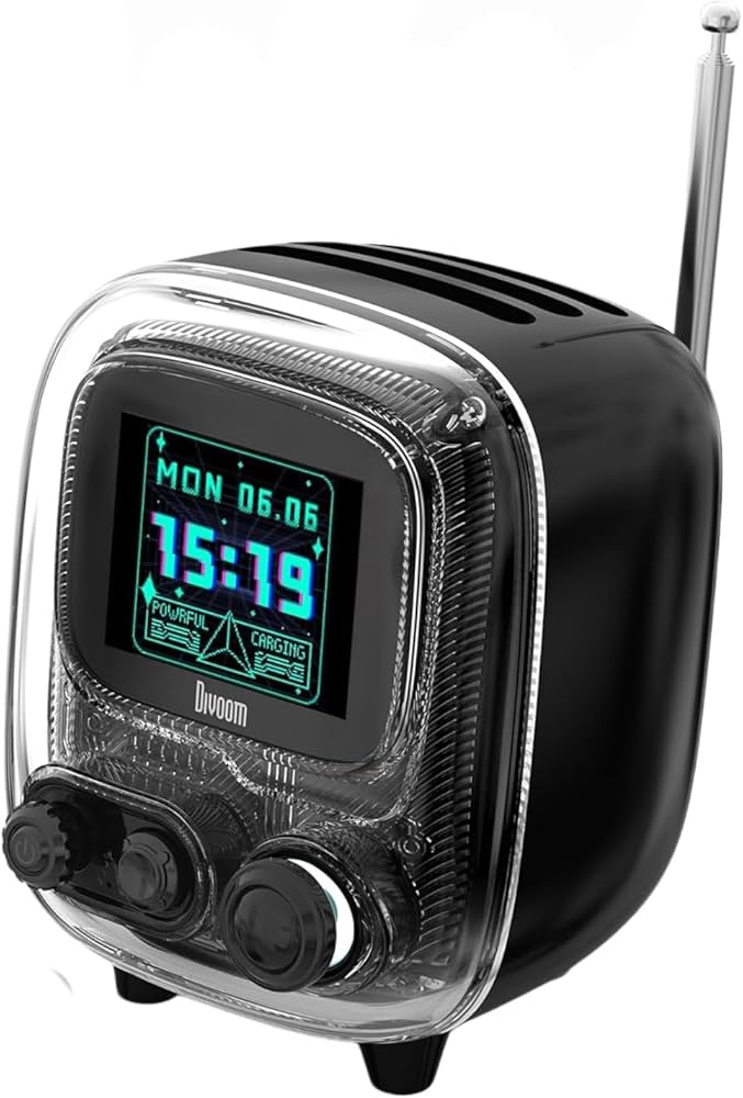 Amazon | Divoom Tiivoo 2 ワイヤレススピーカー 強化された低音