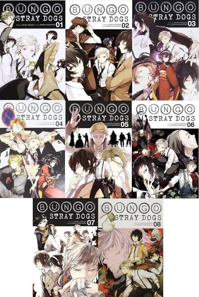 Bungo Stray Dogs Manga Set Vol 1-8: Kafka Asagiri, 9780316554701