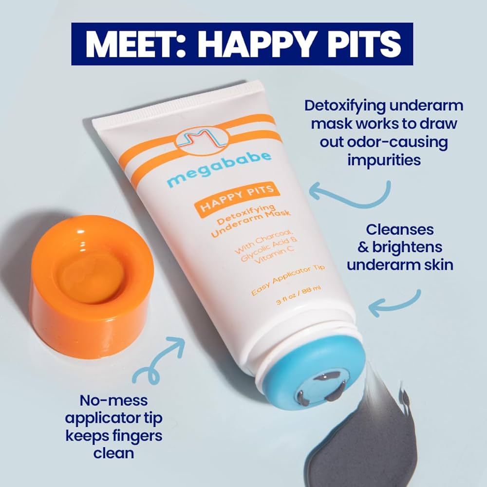 Amazon.com : Megababe Underarm Mask - Happy Pits | With