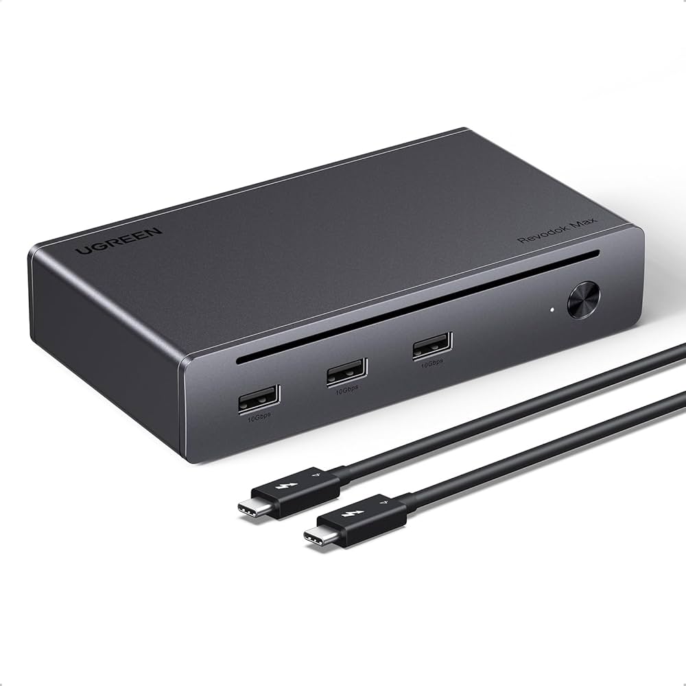 UGREEN Thunderbolt 4 Dock, Revodok Max 208 (8-in-1), Single 8K or