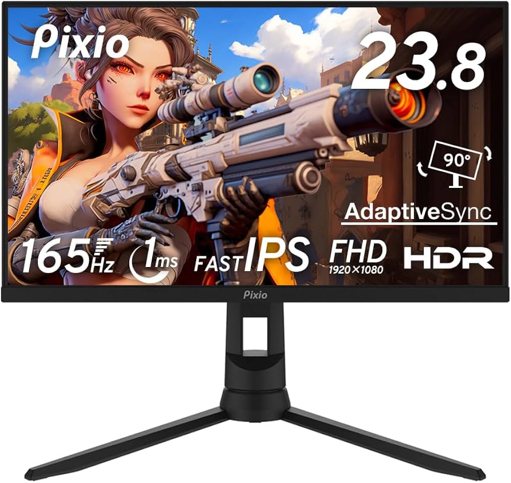 Amazon.co.jp: Pixio PX248PRO ゲーミングモニター 24インチ FHD Fast