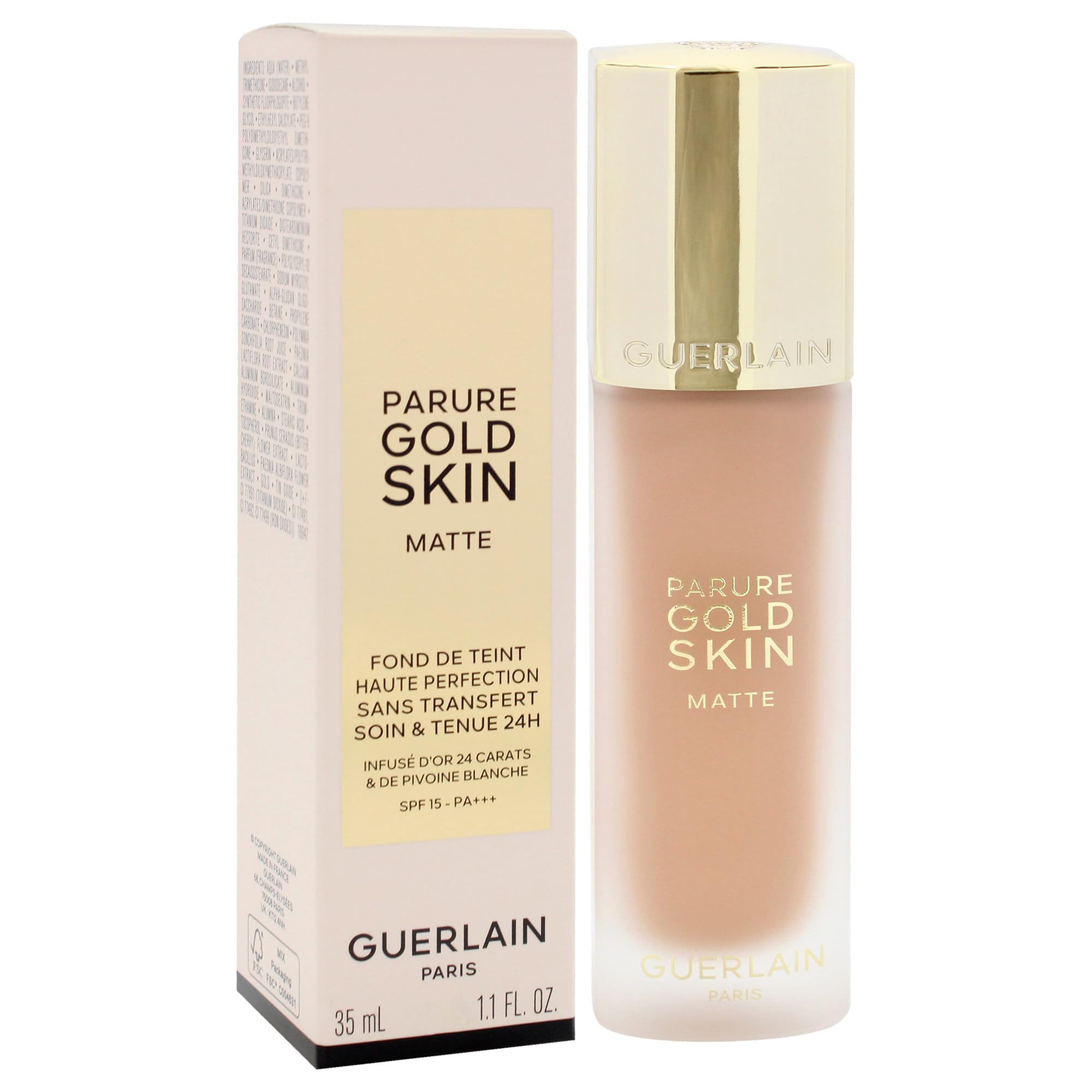 Amazon.com : Guerlain Parure Gold Skin Matte 24H Wear No-Transfer