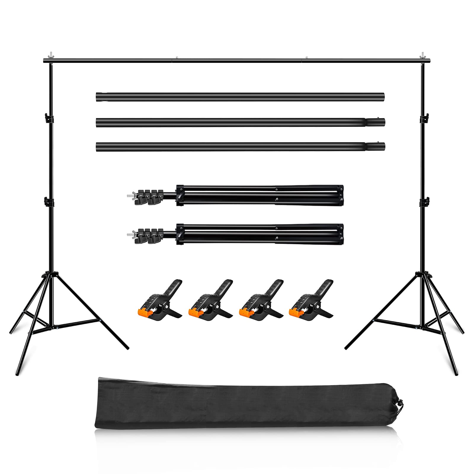 Amazon | PULUZ 背景スタンド 200×200cm 背景フレーム 写真撮影用