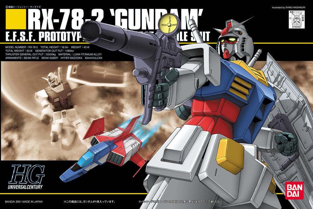 Amazon | HGUC 1/144 RX-78-2 ガンダム プラモデル | プラモデル 通販