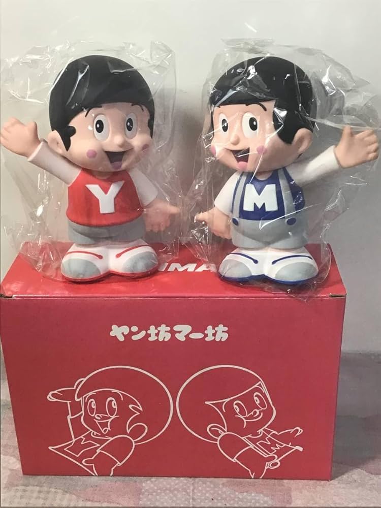 Amazon.co.jp: YANMAR キャラクター ヤン坊マー坊 ソフビ 人形 貯金箱