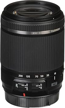 Amazon.com : Tamron AF 18-200mm F/3.5-6.3 Di-II VC All-in-One Zoom