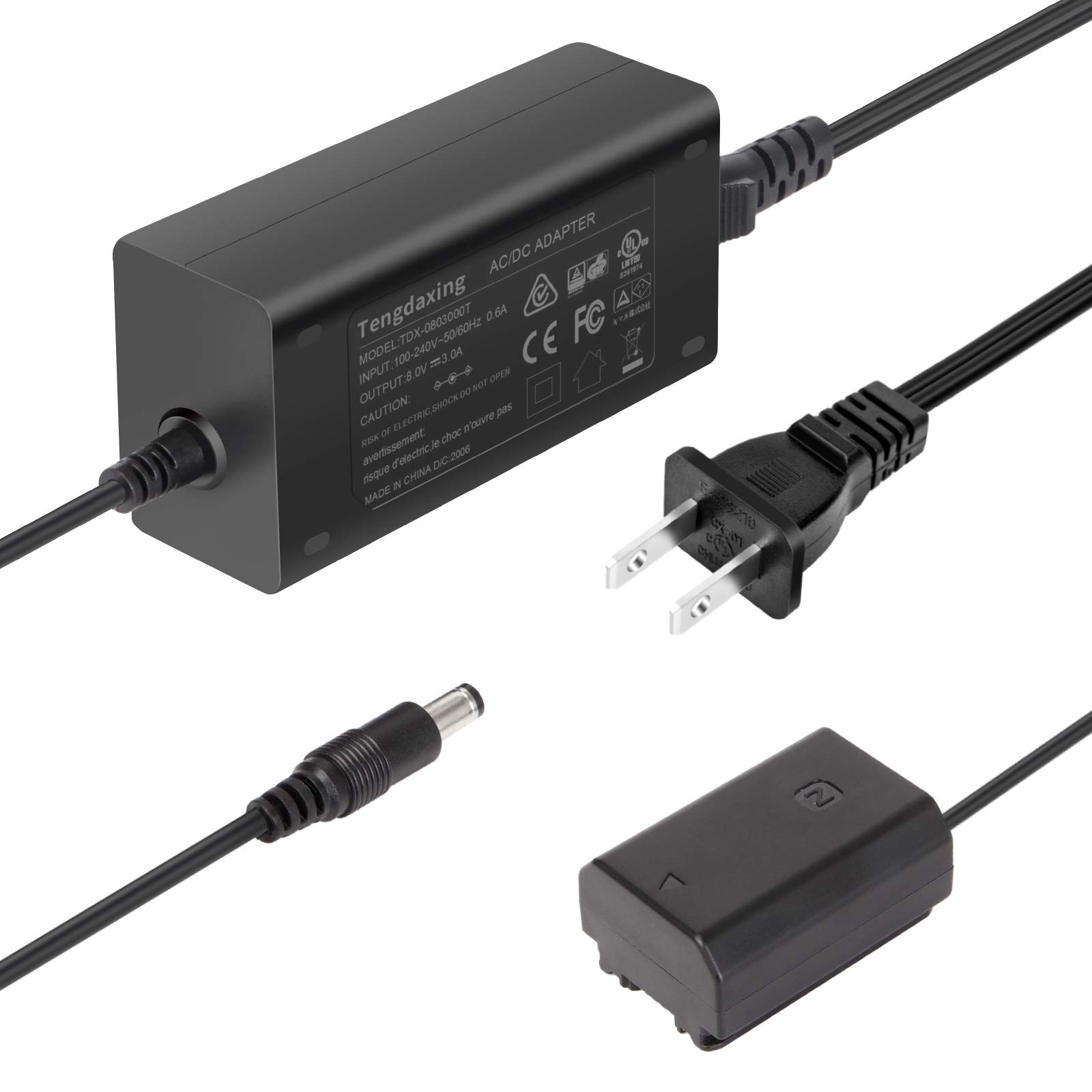 Amazon.com : Tengdaxing NP-FZ100 Continuous Power Adapter Dummy