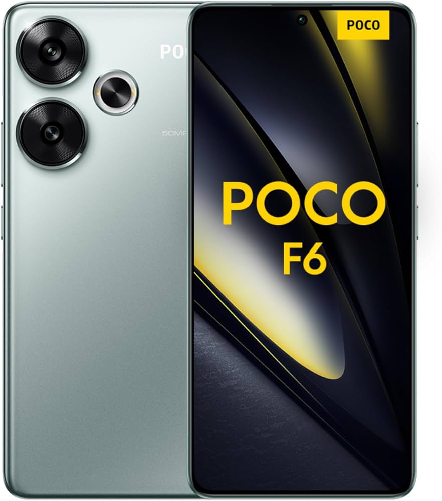 Xiaomi POCO F6 5G Mobile, Green (12GB Ram+512GB) | Snapdragon 8s