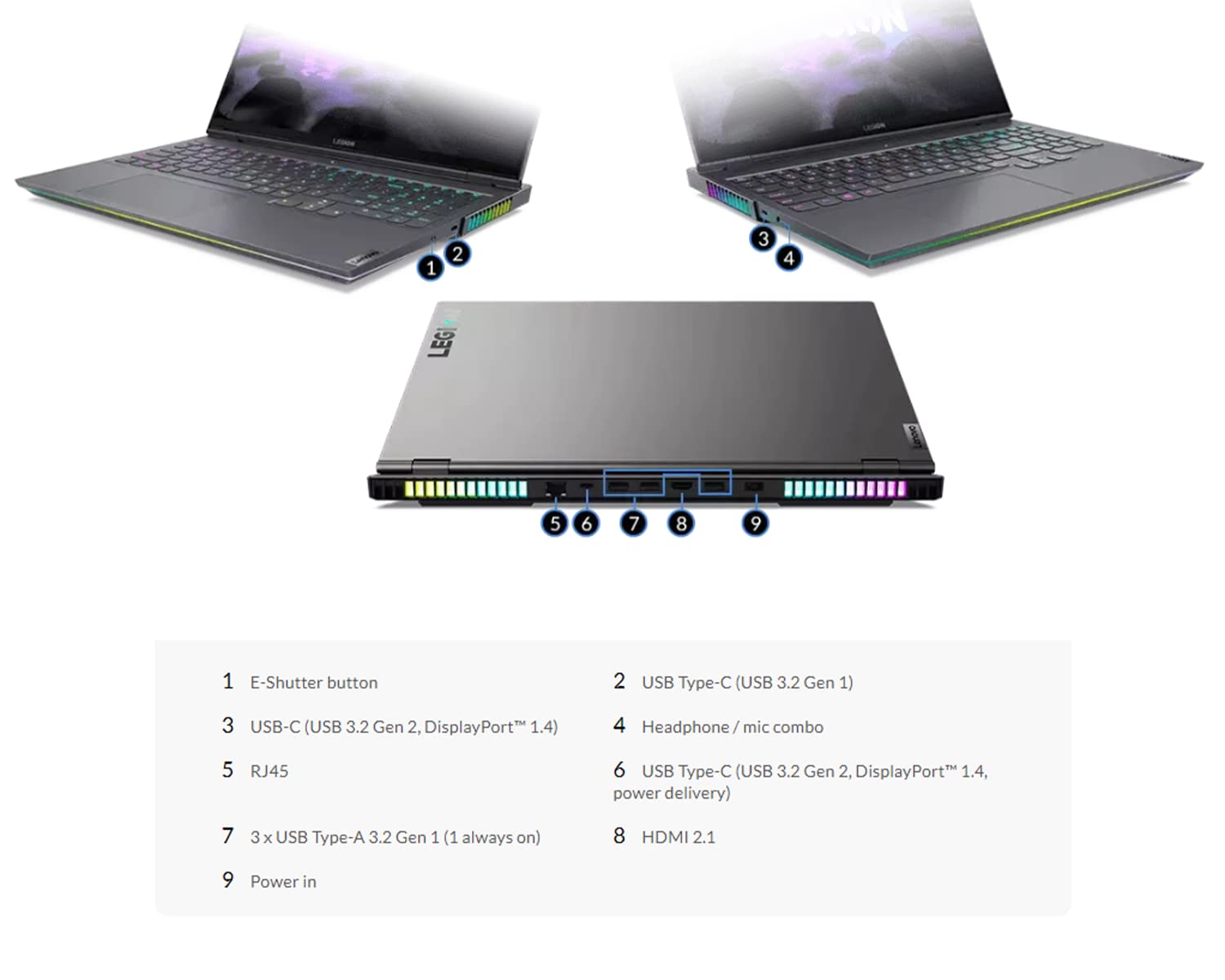 Amazon.com: Lenovo Legion 7 Gaming Laptop, 16