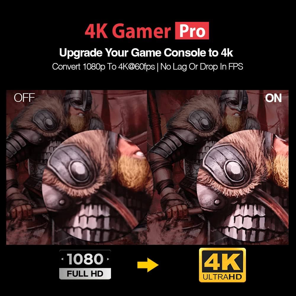 PhotoFast 4K Gamer Pro Video Game Console HDMI 4k upscaler 1080p