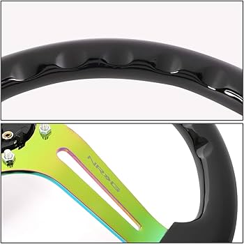 Amazon | NRG RST-018BK-MC 強化ステアリングホイール - ブラック