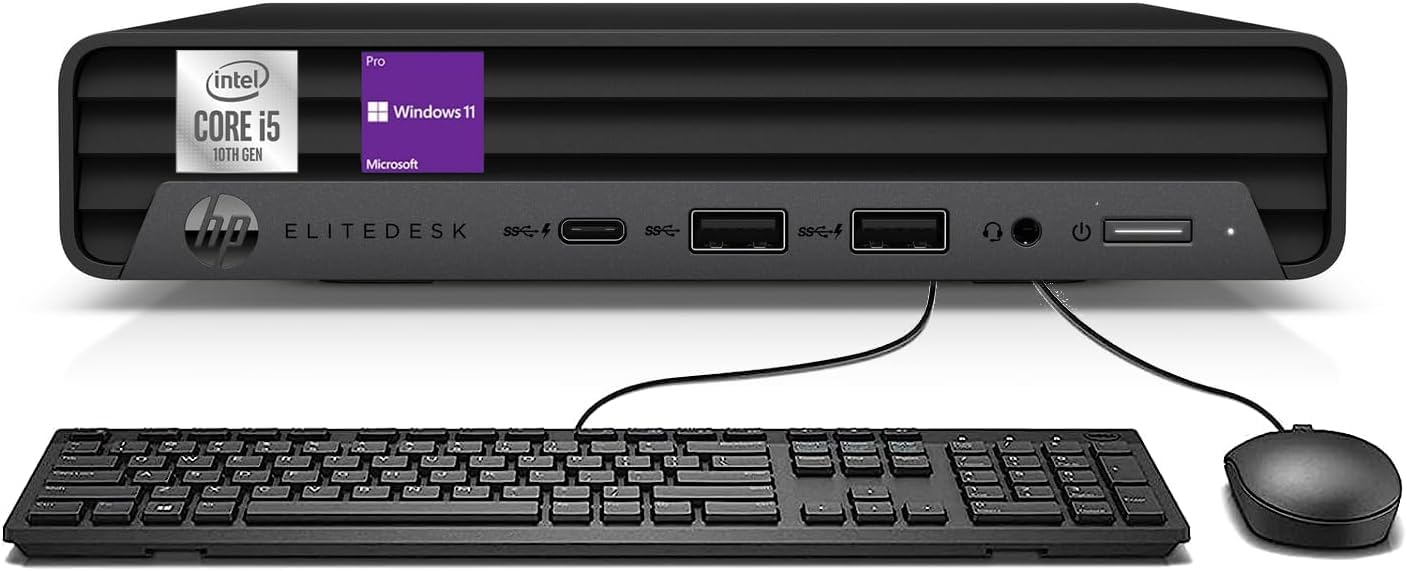 Amazon.com: HP EliteDesk 800 G6 Mini Desktop Computer PC, Six-Core
