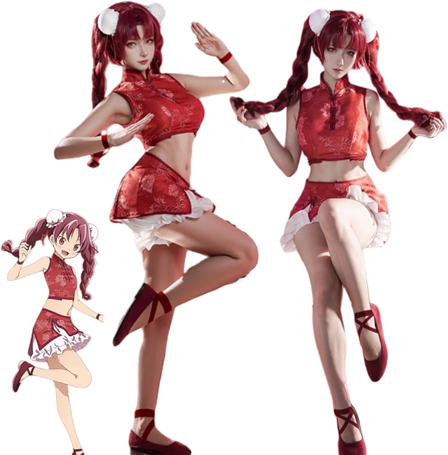 Amazon.co.jp: [CHIASA] ウィッグ付き 佐倉 杏子 コスプレ衣装 髪飾り