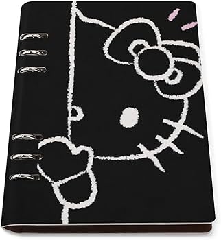 Amazon.co.jp: ハローキティ システム手帳 PU ノートメモ帳 バインダー