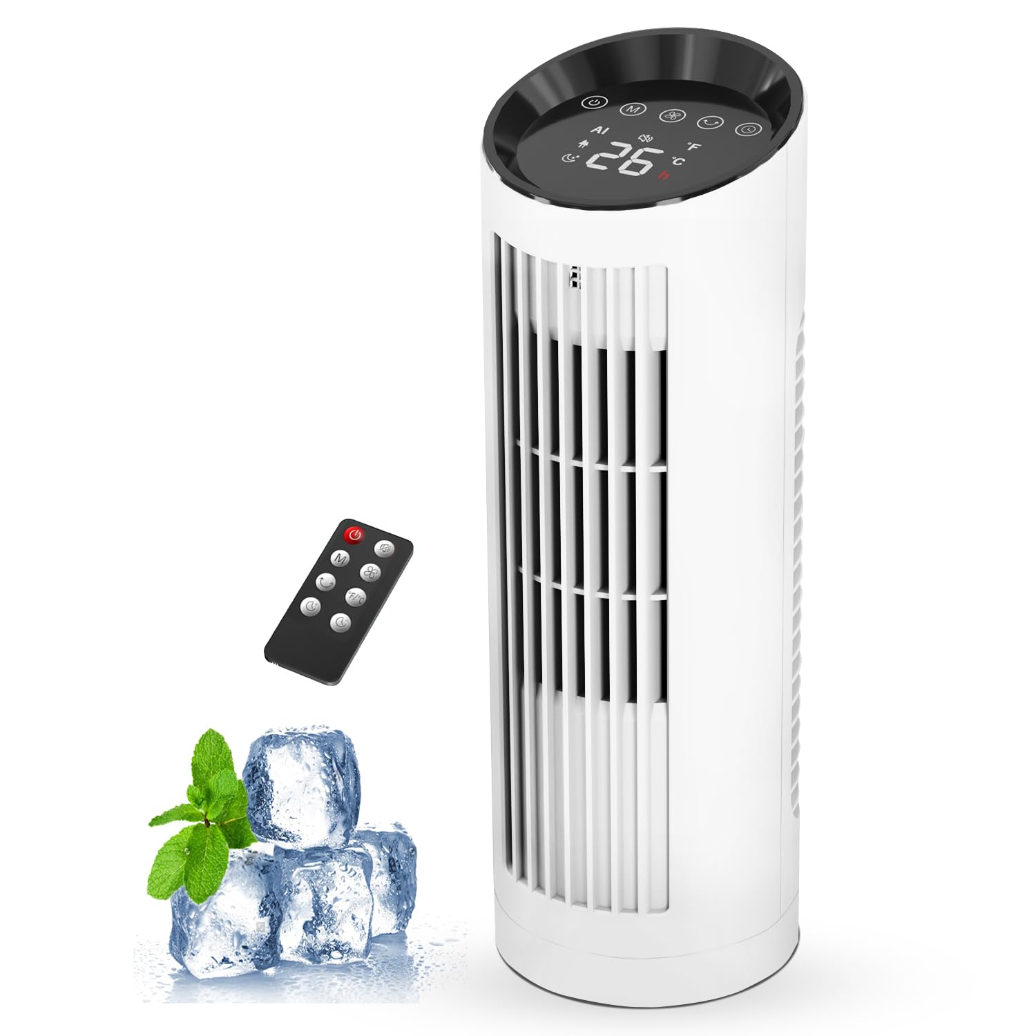 Amazon | タワーファン 扇風機 羽なし 【2025夏新型・AI自動風