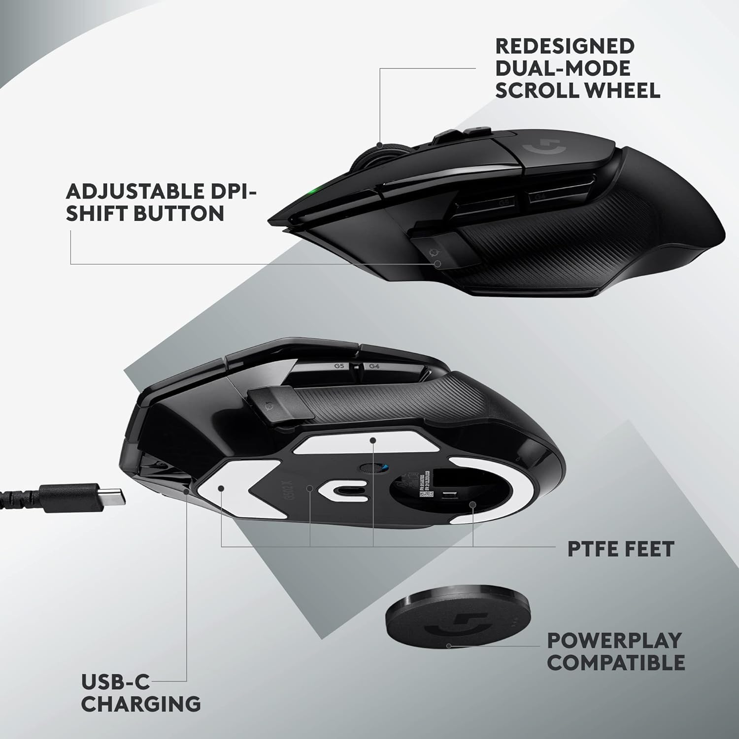 Amazon.com: Logitech G502 X Lightspeed Wireless Gaming Mouse