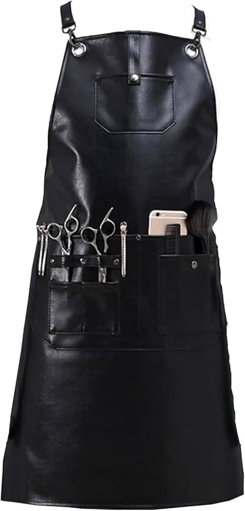 Amazon.co.jp: エプロン レザー レディース メンズ 美容師 大きい