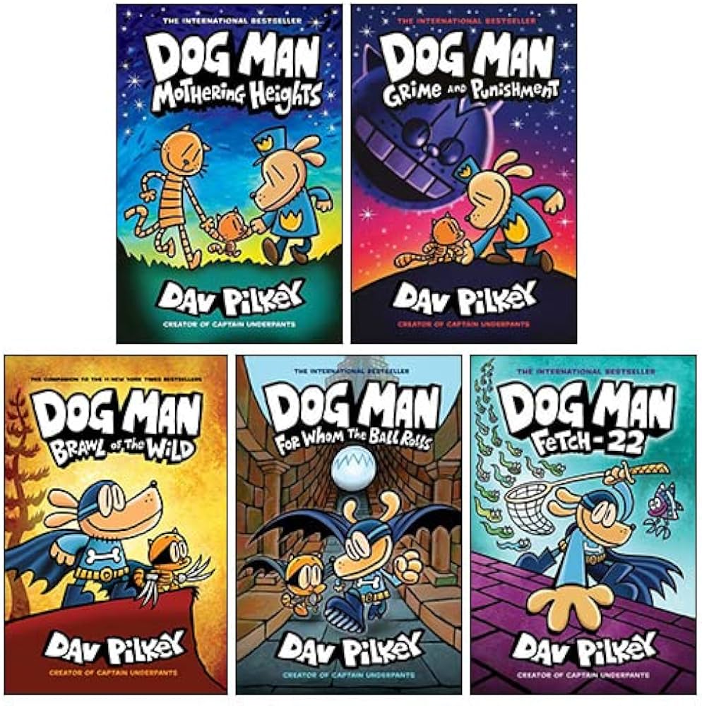 Dog Man Series (6-10) Collection 5 Books Collection Set By Dav