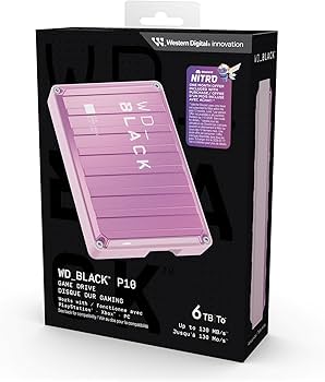 Amazon.com: WD_BLACK 6TB Pink P10 Game Drive - Disco duro externo