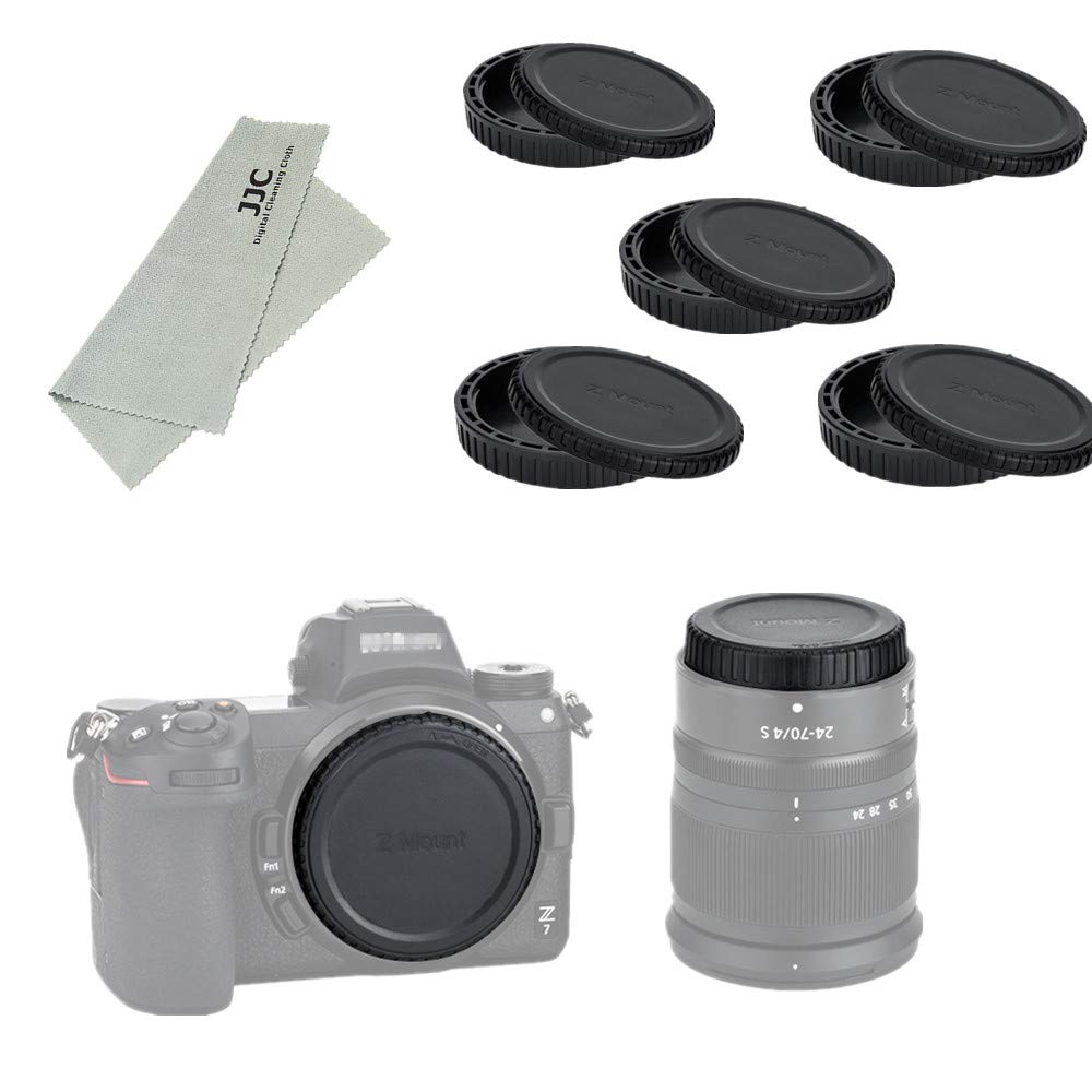 Amazon | 5セット入 JJC カメラボディキャップ + レンズリアキャップ