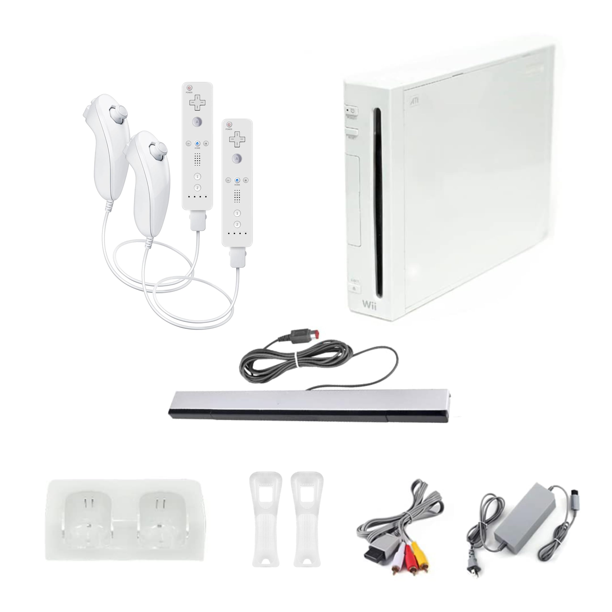 Amazon.com: Nintendo Wii Console, White Premium Bundle (Renewed