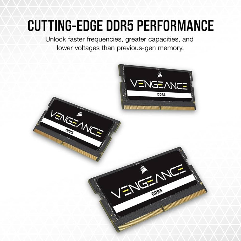 CORSAIR Vengeance DDR5 SODIMM 32GB (2x16GB) DDR5 5600MHz C48
