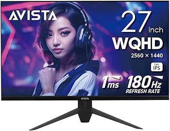 Amazon.co.jp: AVISTA ゲーミングモニター 27インチ 液晶 QHD Fast IPS
