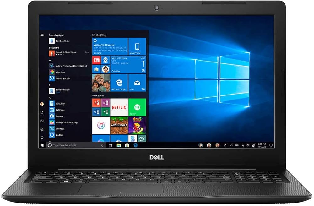 Amazon.co.jp: Dell Insprion 15 3000 15.6インチ HD スリムで軽量な