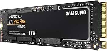 Samsung 970 EVO Plus 1 TB PCIe NVMe M.2 (2280) Internal Solid